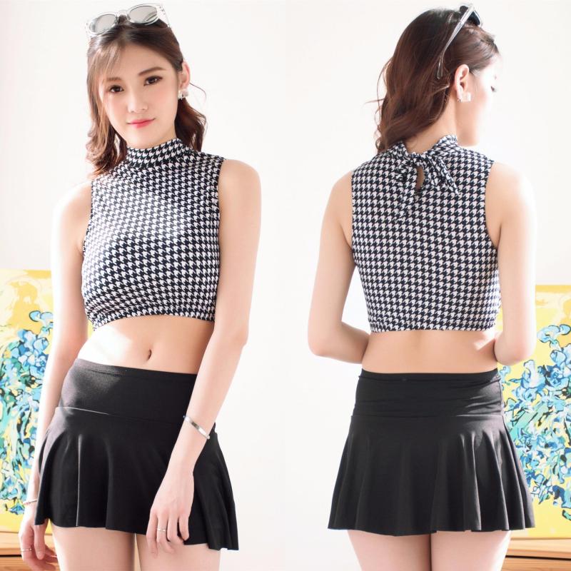 Nơi bán Bộ đồ bơi kẻ caro đen trắng