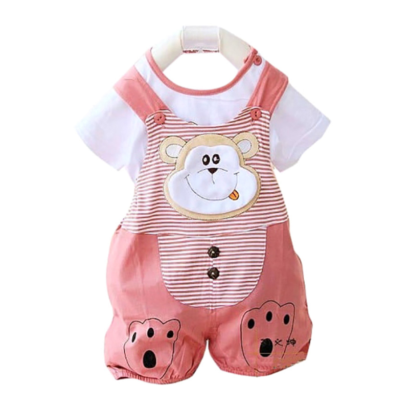 Nơi bán Bộ đồ hình thú có áo phông đi kèm cho bé gái Family Shop BHT02 (Hồng)