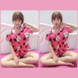 Bộ đồ mặc nhà lửng Mickey B130 (hồng sen)