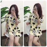 Bộ đồ mặc nhà lửng Mickey (vàng)