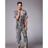 Bộ đồ ngủ nam  phi bóng mềm mại ZOZO Yaoting BD 6101 (Xanh)