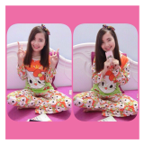 Bộ đồ ngủ nữ cam