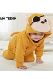 Bộ đồ nỉ hình thú cho bé TED09 