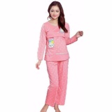 Bộ mặc nhà cho mẹ bầu và sau sinh (hồng)-