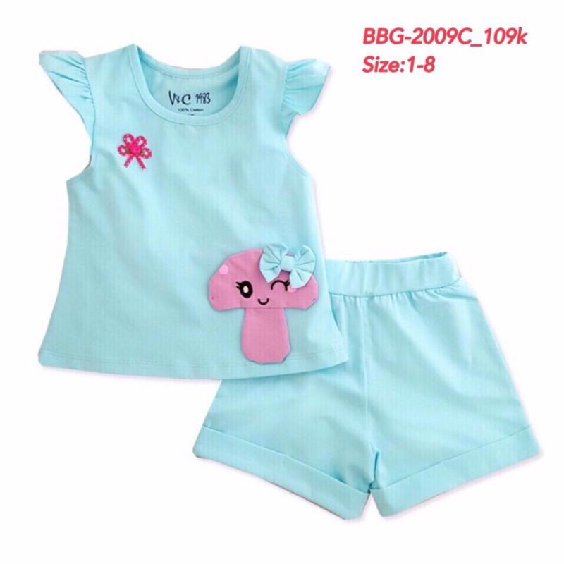 Nơi bán Bộ thun bé gái hình cây nấm cute 9-16kg. Chất liệu vải 100% cotton 4 chiều thoáng mát kiểu dáng cực xinh, thỏa sức vui chơi