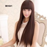 Bộ Tóc Thẳng kiểu dáng Hàn Quốc(Nâu hạt dẻ).