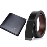 Bộ ví da và thắt lưng da nam Septwolves MP 001