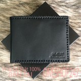 Bóp ví DA BÒ THẬT 100% Nguyên miếng, để vừa giấy tờ, có khóa kéo. ONESHOP247