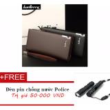 Bóp ví da thời trang cao cấp + Tặng đèn Pin chống nước