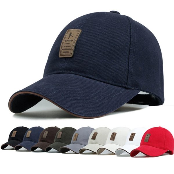 Thương hiệu Golf Logo nón lưỡi trai nam nữ cotton ngoài trời giày thể thao golf nón nam golf nón Màu Đen-quốc tế