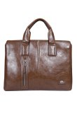 Cặp Da Laptop Công Sở Nam Salome Fashion (Nâu)