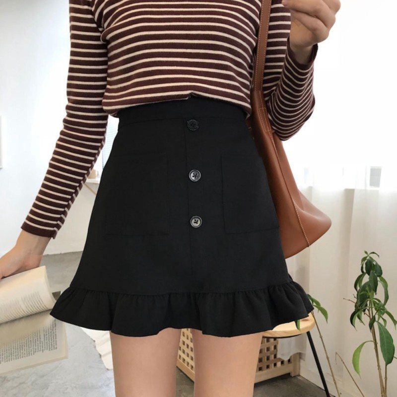 Chân Váy đuôi cá thời trang Đen YAME