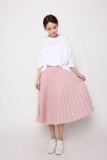 Chân váy xếp ly hồng dễ thương
