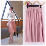 [HCM]CHÂN VÁY XẾP LY HỒNG HÀN QUỐC