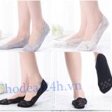 [HCM]Combo 10 Vớ nữ cao cấp vải ren (5 đen + 5 da)