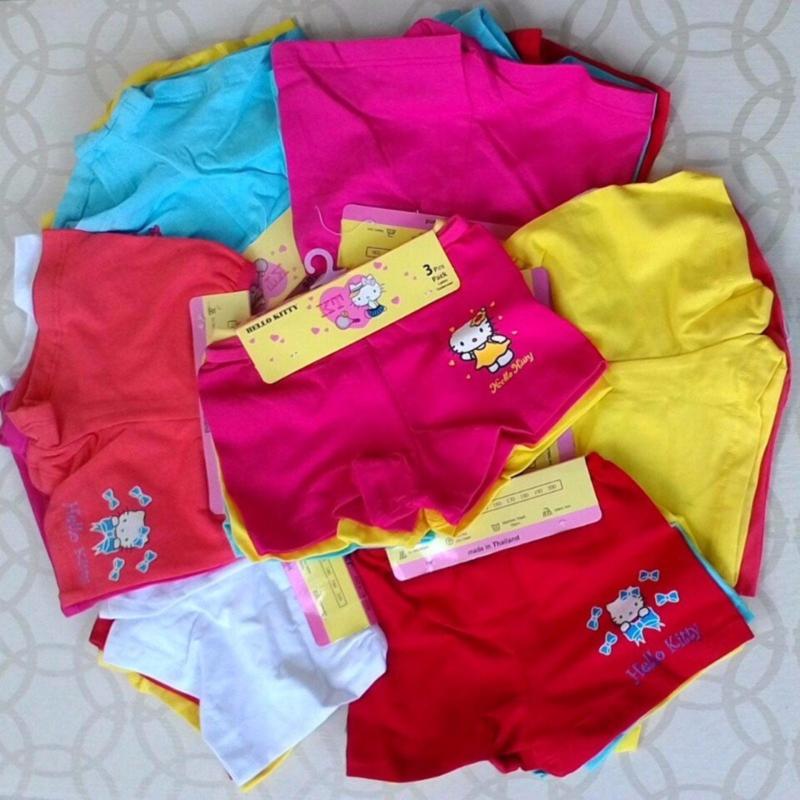 Nơi bán Combo 12 quần chip đùi cùng size, nhiều màu cho bé gái, size từ 6-28kg