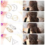 Combo 2 kẹp tóc thời trang KAH42 (Số 2) (Bạc vàVàng)