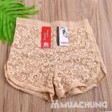 Combo 2 Quần Lót Ren Hoa Cúc Mặc Trong Váy (Màu Be + Đen)