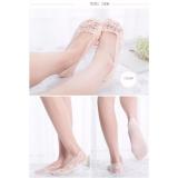 [HCM]Combo 2 Vớ ren cổ ngắn (tím+đen)