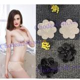 Combo 20 miếng dán ngực dùng 1 lần loại vải ren (đen)