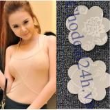 Combo 20 miếng dán ngực dùng 1 lần loại vải ren (đen)