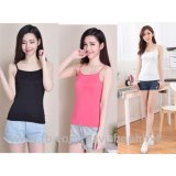 Combo 3 áo hai dây nữ Navi đen trắng hồng đậm