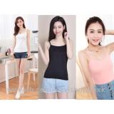 Combo 3 áo hai dây nữ Navi đen trắng hồng phấn