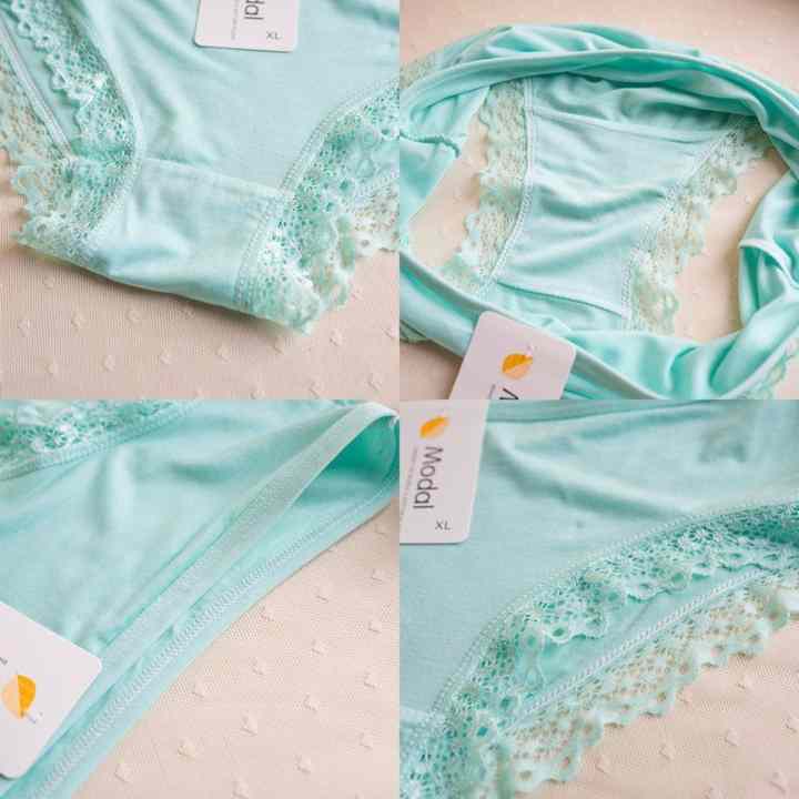 Combo 5 quần lót nữ cotton viền ren cao cấp Modal + Tặng kèm 1 thẻ tích điểm Giá tôt 360