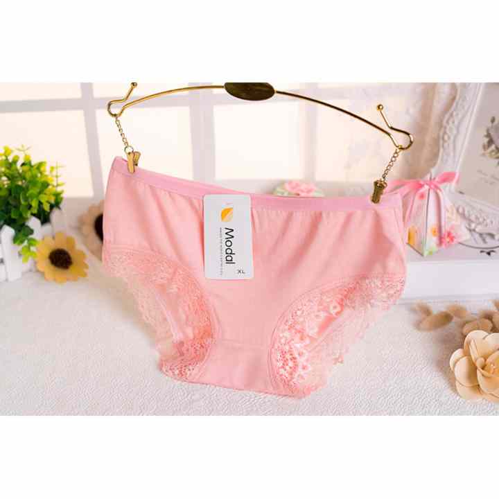 Combo 5 quần lót nữ cotton viền ren cao cấp Modal + Tặng kèm 1 thẻ tích điểm Giá tôt 360
