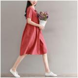 Đầm bầu công sở chấm bi