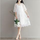 Đầm bầu công sở ren xinh đẹp