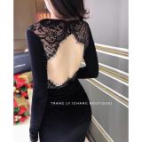 Đầm body hở lưng ren sexy