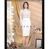 Đầm body ren kết chuỗi váy thun