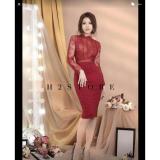 Đầm body ren kết chuỗi váy thun