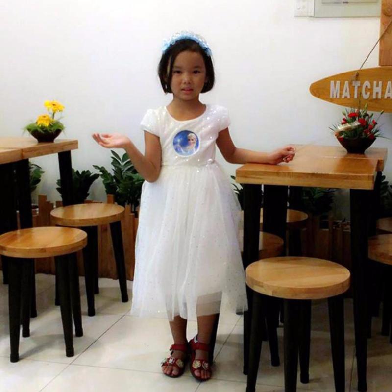 Nơi bán Đầm công chúa elsa cho bé 2-8 tuổi tặng bộ phụ kiện 7 món