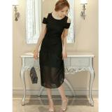 Đầm Dự Tiệc 2 Tầng Cut-Out Vai