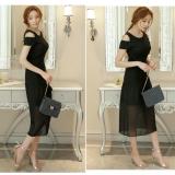Đầm Dự Tiệc 2 Tầng Cut-Out Vai