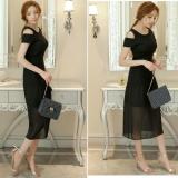 Đầm Dự Tiệc 2 Tầng Cut-Out Vai - Mai Hoa
