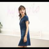 ĐẦM JEAN SUÔNG BM058