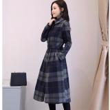 Đầm linen kẻ caro cao cấp. - DX32