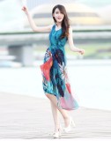 Đầm Maxi Dạo Biển Tươi Tắn