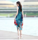 Đầm Maxi Dạo Biển Tươi Tắn