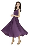 Đầm maxi dự tiệc Thời trang giá gốc (Tím)