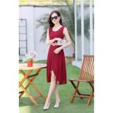 Đầm maxi eo thêu hoa cao cấp - LV1273