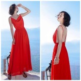 Đầm maxi 2 dây sẽ lưng duyên dáng beyeu1688 - by4300-1