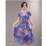 [HCM]Đầm Maxi Kèm Belt Hoa Hàn