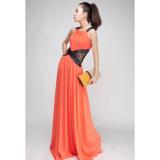 Đầm Maxi phối ren hở sườn