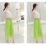 Đầm Maxi Tiểu Thư Dễ Thương (Trắng Xanh)