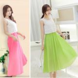 Đầm Maxi Tiểu Thư Dễ Thương (Trắng Xanh)
