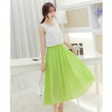 Đầm Maxi Tiểu Thư Dễ Thương (Trắng Xanh)